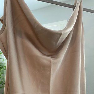 Shein LONG DRESS, creamy beige, Size Large
